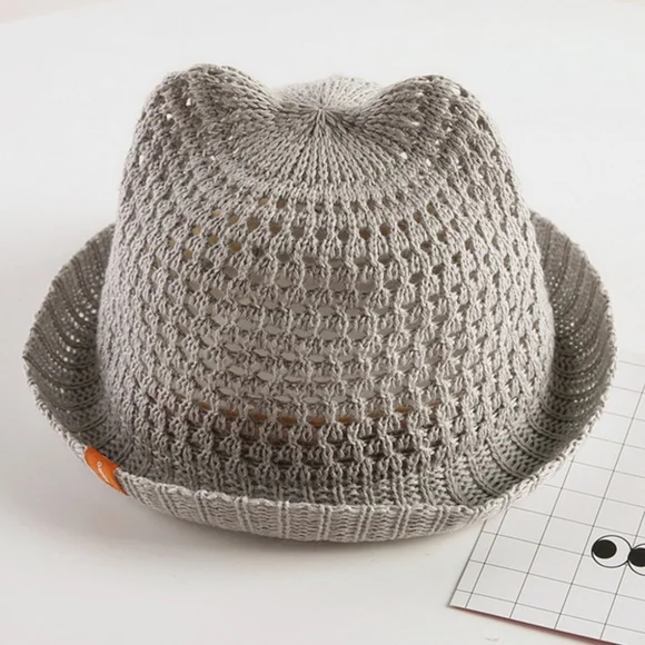 Toddler Summer Straw Hat 5 to 8 years old - Picture 3 of 4